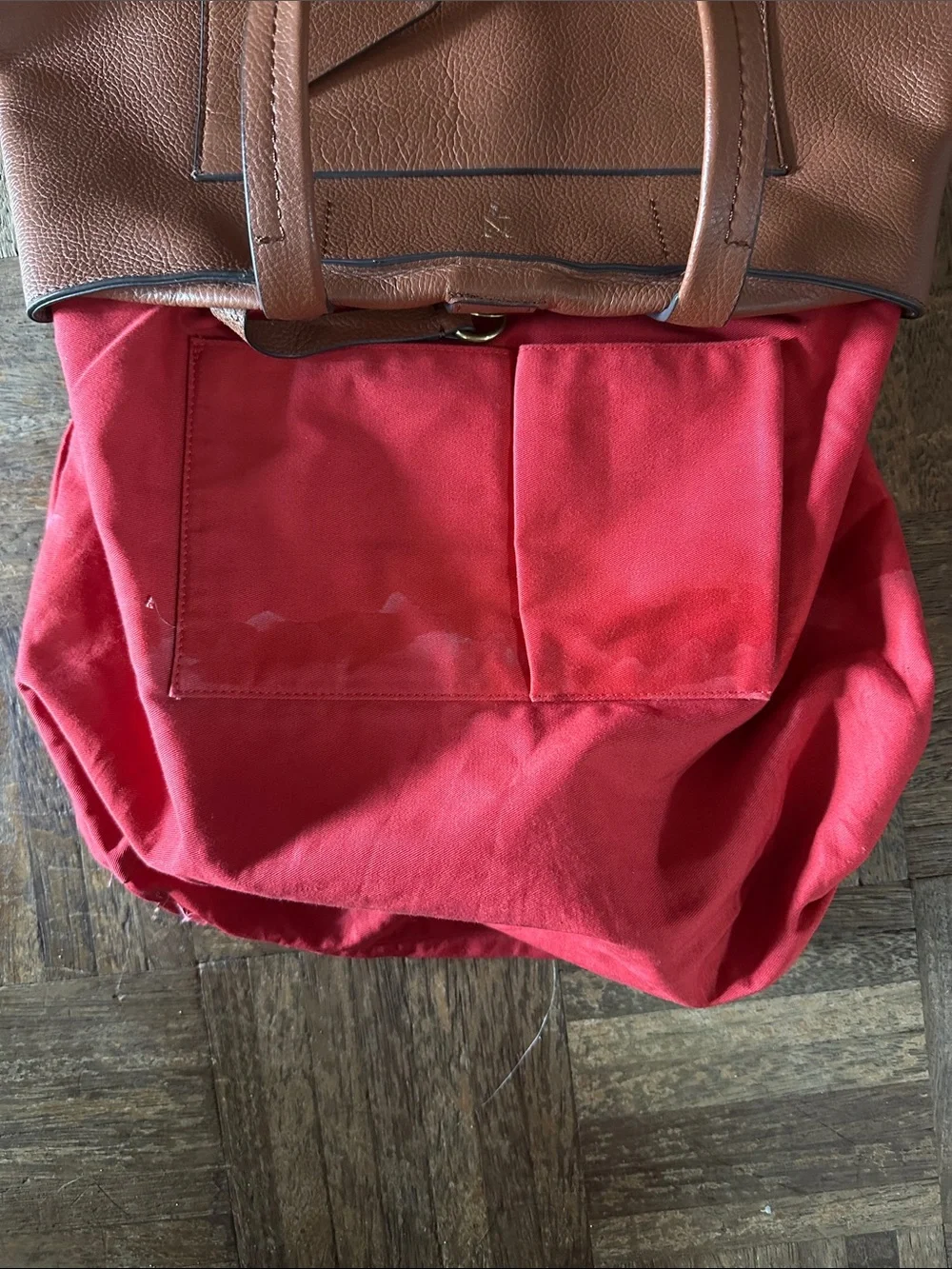 JCrew All-Day Tote Roasted Chestnut